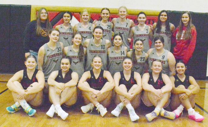 MEMBERS OF THE JOHNSON COUNTY CENTRAL GIRLS BASKETBALL TEAM are, from the left: Back Row - Marisol Mandl, Trinity Williams, Harley Reyes, Nevaeh Brown, Molly Weber, Bryce Beckman, Celia Colaianni, Amelia Britt; Middle Row - Harley Lubben, Saige Rother, Ashley Beethe, Charlyn Bobadilla, Catherine Wendt, Briana Robeson; Front Row - Maya Straka, Nathaly Martinez, Sunnie Rother, Bailee Sterup, Ava Klein, Arely Cabrales. Not Pictured: Sulymar Pena.