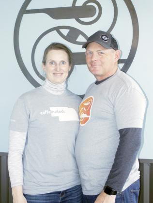 TAMMY AND MIKE HARRIS of Sterling are the operators of the new Ziggi’s Coffee in Lincoln.