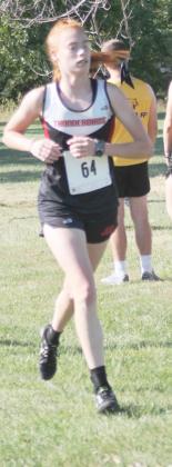 Ashlei McDonald finished in 2nd place at the JCC Cross Country home meet on September 4.